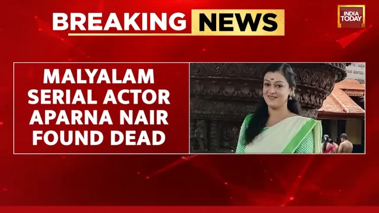 Famous Malayalam TV actress Aparna P Nair Found Dead at Thiruvananthapuram home breaking news at india tv